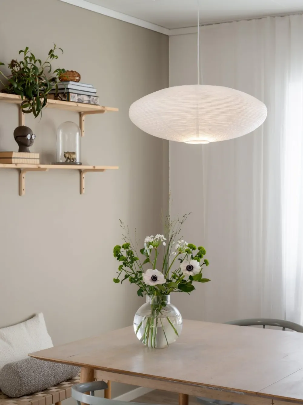 Online PR Home Yuni skärm exkl. upphäng Ø58 taklampa Vit