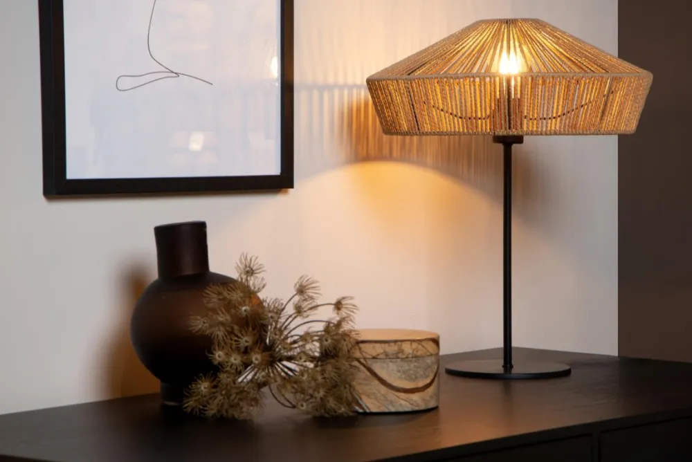 Best Lucide Yunkai 50cm bordslampa Natur