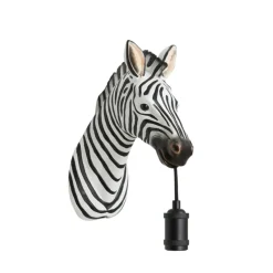 Outlet Light & Living Zebra 25cm vägglampa Svart