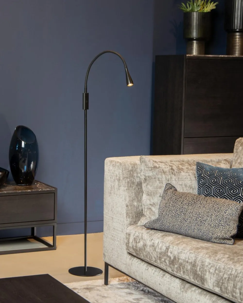 Lucide Zozy golvlampa Svart