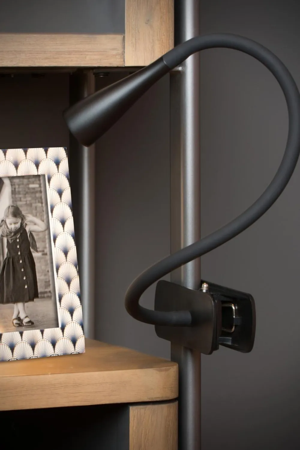 Outlet Lucide Zozy klämlampa Svart
